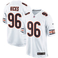 Mens Chicago Bears #96 Akiem Hicks Nike White Vapor Limited Jersey