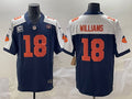 Men’s Chicago Bears Caleb Williams #18 Navy Jersey