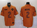 Men’s Chicago Bears D.J. Moore #2 Brown 2023 Salute To Service Limited Jersey