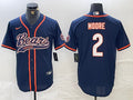Men’s Chicago Bears D.J. Moore #2 Navy Jersey