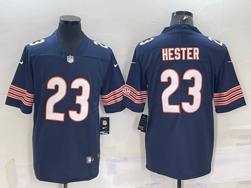 Men’s Chicago Bears Devin Hester #23 Navy Jersey
