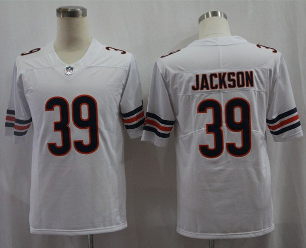 Men’s Chicago Bears Eddie Jackson #39 White Jersey