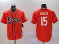 Men’s Chicago Bears Rome Odunze #15 Orange Jersey