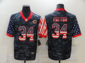 Men’s Chicago Bears Walter Payton #34 Gray Camouflage Jersey