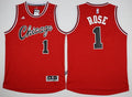 Men’s Chicago Bulls #1 Derrick Rose Revolution 30 Swingman 2015-16 Retro Red Jersey