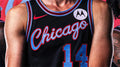 Mens Chicago Bulls #14 Matas Buzelis Black 2025-26 City Edition Jersey