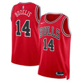 Mens Chicago Bulls #14 Matas Buzelis Nike Red Icon Edition Swingman Jersey