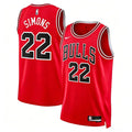 Mens Chicago Bulls #22 Anfernee Simons Nike Red Icon Edition Swingman Jersey