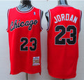 Men’s Chicago Bulls #23 Michael Jordan 1984-85 Red Mitchell&Ness Throwback Jersey