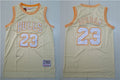 Mens Chicago Bulls #23 Michael Jordan Gold Generation Mitchell & Ness Hardwood Classics Jersey