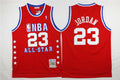 Men’s Chicago Bulls #23 Michael Jordan NBA 1989 All-Star Red Throwback Jersey