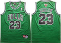 Men’s Chicago Bulls #23 Michael Jordan Nike Green St. Patrick Jersey