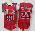 Men’s Chicago Bulls #23 Michael Jordan Red Mitchell & Ness Hardwood Classics Reload Jersey