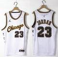 Mens Chicago Bulls #23 Michael Jordan White NBA Final Game Chamption Anniversary Jersey
