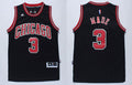 Men’s Chicago Bulls #3 Dwyane Wade Black Chicago Revolution 30 Swingman Adidas Basketball Jersey