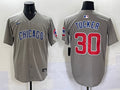 Men’s Chicago Cubs Kyle Tucker #30 Gray Jersey