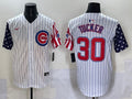 Men’s Chicago Cubs Kyle Tucker #30 White Jersey