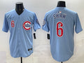 Men’s Chicago Cubs Matt Shaw #6 Light Blue Alternate Limited Jersey
