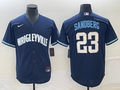 Men’s Chicago Cubs Ryne Sandberg #23 Navy City Connect Jersey