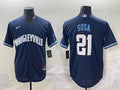 Men’s Chicago Cubs Sammy Sosa #21 Navy City Connect Jersey