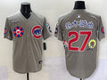 Men’s Chicago Cubs Seiya Suzuki #27 Gray Jersey