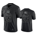 Men’s Cincinnati Bengals #23 Daxton Hill Black Rflctv Limited Jersey