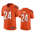 Men’s Cincinnati Bengals #24 Vonn Bell Nike Orange Alternate Vapor Limited Jersey