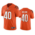Men’s Cincinnati Bengals #40 Brandon Wilson Nike Orange Alternate Vapor Limited Jersey