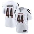 Men’s Cincinnati Bengals #44 Demetrius Knight Nike White Away Vapor F.U.S.E. Limited Jersey