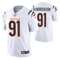 Men’s Cincinnati Bengals #91 Trey Hendrickson Nike White Away Vapor Limited Jersey