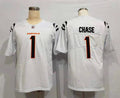 Men’s Cincinnati Bengals Ja’Marr Chase #1 White Jersey