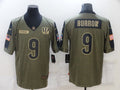 Men’s Cincinnati Bengals Joe Burrow #9 Brown Jersey