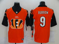 Men’s Cincinnati Bengals Joe Burrow #9 Orange Jersey