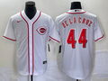 Men’s Cincinnati Reds Elly De La Cruz #44 White Home Jersey