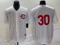 Men’s Cincinnati Reds Ken Griffey Jr. #30 White 2022 MLB at Field of Dreams Authentic Jersey