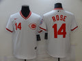 Men’s Cincinnati Reds Pete Rose #14 White Stitched Jersey