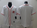 Men’s Cincinnati Reds White Home Blank Jersey