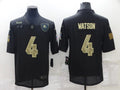 Men’s Cleveland Browns #4 Deshaun Watson Black Jersey
