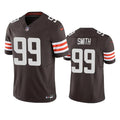 Mens Cleveland Browns #99 Za’Darius Smith Nike Brown Home Vapor Limited Jersey