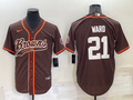 Men’s Cleveland Browns Denzel Ward #21 Brown Jersey Joint Edition