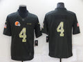 Men’s Cleveland Browns Deshaun Watson #4 Black Authentic Jersey