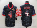 Men’s Cleveland Browns Deshaun Watson #4 Gray Camouflage Jersey