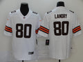 Men’s Cleveland Browns Jarvis Landry #80 White Jersey