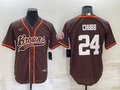 Men’s Cleveland Browns Nick Chubb #24 Brown Jersey Joint Edition