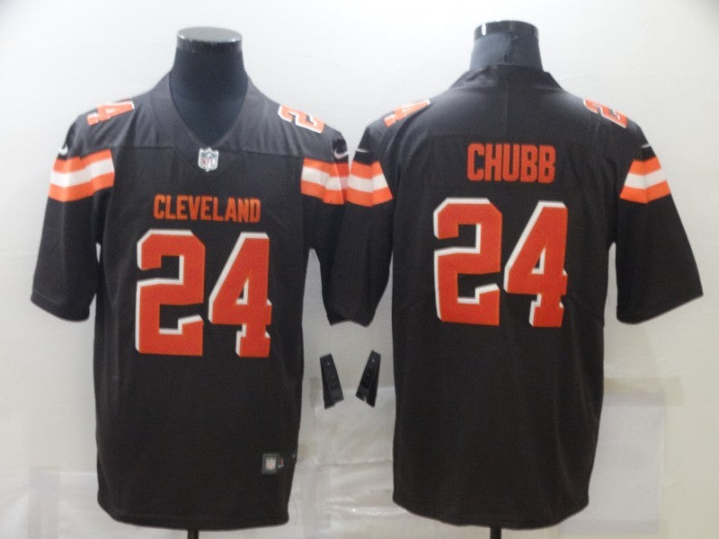 Men’s Cleveland Browns Nick Chubb #24 Brown Jersey