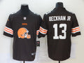 Men’s Cleveland Browns Odell Beckham Jr. #13 Brown Authentic Jersey