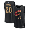 Mens Cleveland Cavaliers #20 Jaylon Tyson Black Statement Edition Swingman Jersey