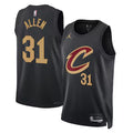 Mens Cleveland Cavaliers #31 Jarrett Allen 2024-25 Black Statement Edition Swingman Jersey