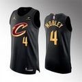 Mens Cleveland Cavaliers #4 Evan Mobley Black Statement Edition Swingman Jersey