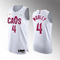 Mens Cleveland Cavaliers #4 Evan Mobley White Association Edition Swingman Jersey